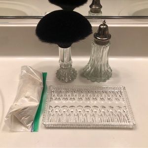 Lady Primrose vanity set with royal extract dusting powder